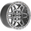 17" Dropstars Trail Series 602MS Machined & Silver 17x9 Wheel 5x5 5x5.5 -12mm