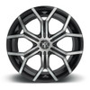 22" DUB  S209 Royalty 22x9.5 6x120 6x132 Machined Double Dark Tint Wheel 30mm