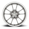 Motegi MR152 SS5 19x8.5 5x100 Gunmetal With Machined Lip Wheel 19" 30mm Rim