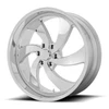 24" US Mag 1PC U132 Desperado 24x9 6x135 Chrome Right Wheel 25mm Rim For Ford