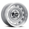 15" Vision American Muscle 54 Cheyenne Silver Machined 15x10 Wheel 5x5 -12mm Rim