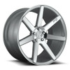 Niche 1PC M179 Verona 20x9 5x4.5 Gloss Silver Machined Wheel 20" 35mm Rim