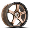 17" Spec-1 SPT-31 Matte Bronze & Black Lip 17x7.5 Wheel 5x110 5x4.5 42mm Rim