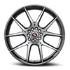 18" Spec-1 SP-71 Gloss Black & Machined 18x8 Wheel 5x110 5x4.5 38mm Rim