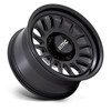 18" KMC KM452 Impact Forged Monoblock Satin Black 18x9 Wheel 8x6.5 18mm Rim