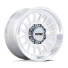 18" KMC KM452 Impact Forged Monoblock Raw Machined 18x9 Wheel 8x180 18mm Rim