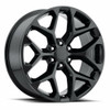 26" O.E. Revolution G-09 Gloss Black 26x10 Wheel 6x5.5 24mm Rim For Chevy GMC