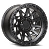 20" Lock Offroad Lunatic Matte Black W Matte Black Ring 20x9 Wheel 8x6.5 1mm Rim