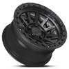 20" Lock Offroad Lunatic Matte Black W Matte Black Ring 20x9 8x170 20mm Wheel
