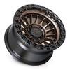 Set 4 17" Lock Offroad Mojave Bronze W Matte Black Ring 17x8.5 6x135 25mm Wheels Truck SUV Rims