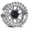 Set 4 20" Lock Offroad Commando Machine Clear Coat 20x10 5x5 -18mm Truck Wheels