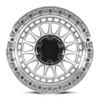 17" Lock Offroad Mojave Machine Clear Coat 17x9 Wheel 6x5.5 -12mm Truck SUV Rim