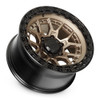 Set 4 20" Lock Offroad Commando Bronze Matte Black Ring 20x10 Wheels 8x180 18mm