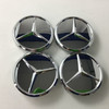 Set 4 Chrome Wheel Snap in Center Caps C151-1 3" 75mm Fits Mercedes 3"