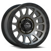 Set 4 20" Lock Offroad Matte Grey Matte Black Ring Yosemite 20x9 6x5.5 18mm Rims