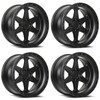 Set 4 17" Lock Offroad Matte Black Matte Black Ring Olympus 17x9 6x5.5 -35mm Rim