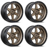Set 4 20" Lock Offroad Matte Desert Bronze Black Ring Olympus 20x10 6x135 -24mm