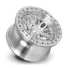 Set 4 17" Lock Offroad Invader Forged Beadlock 17x9 6x5.5 0mm Raw Machine Forged