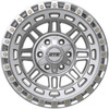 17" Dropstars Trail Series 603MS Machined Silver 17x9 Wheel 6x135 6x5.5 -12mm