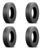 Set 4 Arroyo AR1000 245/70R19.5 133/131M BSW All Position Tires