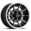 American Racing Vintage VN47 Vector 15x8.5 5x4.5 Black Machined Wheel 15" 6mm
