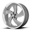US Mag  U133 Desperado 22x8.5 5x4.75 Anthracite Milled Diamond Right Wheel 22" 1mm
