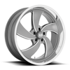 24" US Mag U133 Desperado 24x9 5x5.0 Anthracite Milled Diamond Left Wheel 1mm