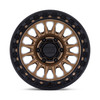 18" KMC KM552 IMS Matte Bronze Gloss Black Lip 18x9 Wheel 8x6.5 0mm Offroad Rim