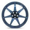 18" Motegi MR154 Battle 18x8 5x4.5 43mm Midnight Blue Car Sedan Coupe SUV Wheel Rim