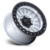 18" KMC KM552 IMS Gloss Silver W/ Machined Face 18x9 Wheel 6x4.5 18mm Offroad Rim