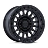 Set 4 18" KMC KM552 IMS Matte Black Gloss Black Lip 18x9 Wheels 8x180  18mm Rims Offroad Truck Wheels