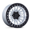 Set 4 18" KMC KM552 IMS 18x9 8x170 0mm Machined Black Lip Offroad Truck Wheels