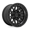 17" KMC KM549 GRS 17x9 8x170 18mm Satin Black Wheel Offroad For Ford Truck Rim