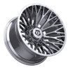 20" TIS 566C Chrome 20x10 Wheel 8x6.5 -24mm Lifted For Chevy GMC Ram Ford Rim