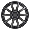 XD XD847 Outbreak 20x10 8x6.5 Satin Black With Gray Tint Wheel 20" -18mm Rim
