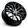 Set 4 20" Katana Wheels KR01 Glossy Black Machined Face 20x8.5 5x108 40mm Rims