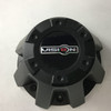 Vision 8 Lug 400 Incline Wheel Center Hub Cap Matte Black C400MB-8L
