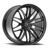22" Fittipaldi Street FS372B 22x9 5x4.5 35mm Wheel Gloss Black Rim
