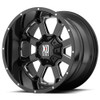 XD XD825 Buck 25 20x9 6x135 6x5.5 Gloss Black Milled Wheel 20" 0mm Rim Lifted