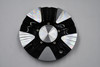 Von Max Machined/Gloss Black Wheel Center Cap Hub Cap (NL)PCA4630-3 6.25" No screw, wrench or logo insert