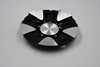 Von Max Machined/Gloss Black Wheel Center Cap Hub Cap (NL)PCA4630-3 6.25" No screw, wrench or logo insert