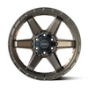 22" 4PLAY 4P63 Bronze 22x10 6x5.5 6x135 -18mm Wheel For Ford Chevy GMC Cadillac