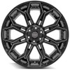 22" 4PLAY 4P83 Gloss Black Brushed Face & Tinted Clear 22x9 6x5.5 6x135 12mm Rim