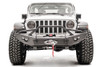 Fab Fours Lifestyle Winch Bumper w/ Pre-runner Guard JL18-B4652-1 Fits Jeep Wrangler & Gladiator D Ring Mounts w/ Lights
