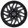 Set 4 18" TIS 544BM 2.0 Gloss Black w/ Milled Accents 18x9 Wheel 8x6.50 Rim 18mm