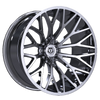 Set 4 22" TIS 566C Chrome 22x12 Wheel 6x5.5 Rim -44mm For Chevy GMC Toyota