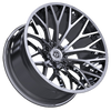 Set 4 22" TIS 566C Chrome 22x12 Wheel 6x5.5 Rim -44mm For Chevy GMC Toyota