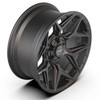 Set 4 24" 4PLAY 4P06 Satin Black 24x10 6x5.5 6x135 18mm Truck Suv Rims