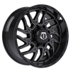 TIS 544BM Gloss Black Milled 18x9 8x6.5 18mm wheel picture on A2i Wheel & Tire Online wheels tires and auto accessories store shop
