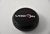Vision Matte Black Push Thru Center Cap Hub Cap C-228-2